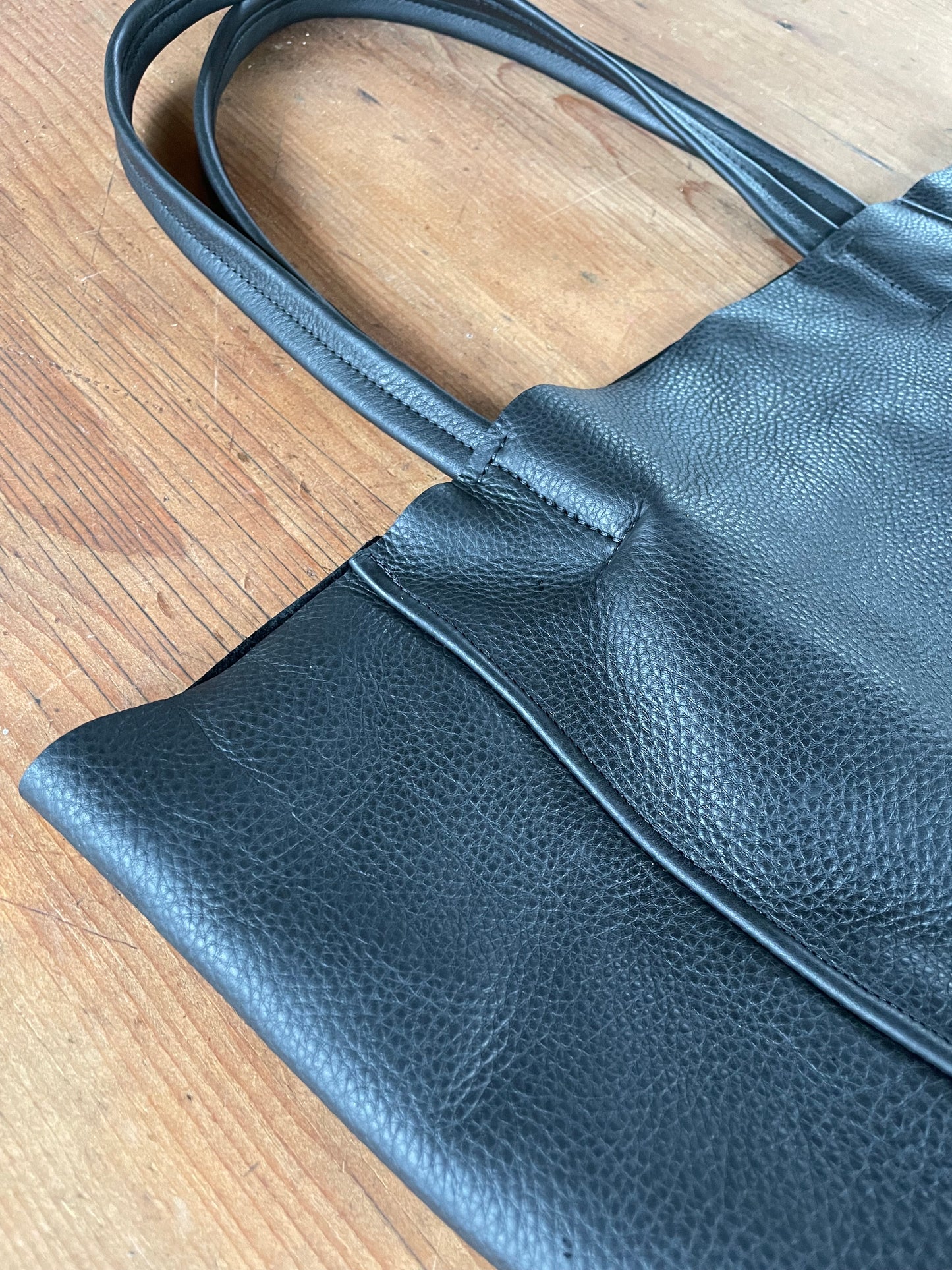 Magdalen Tote - Black Leather