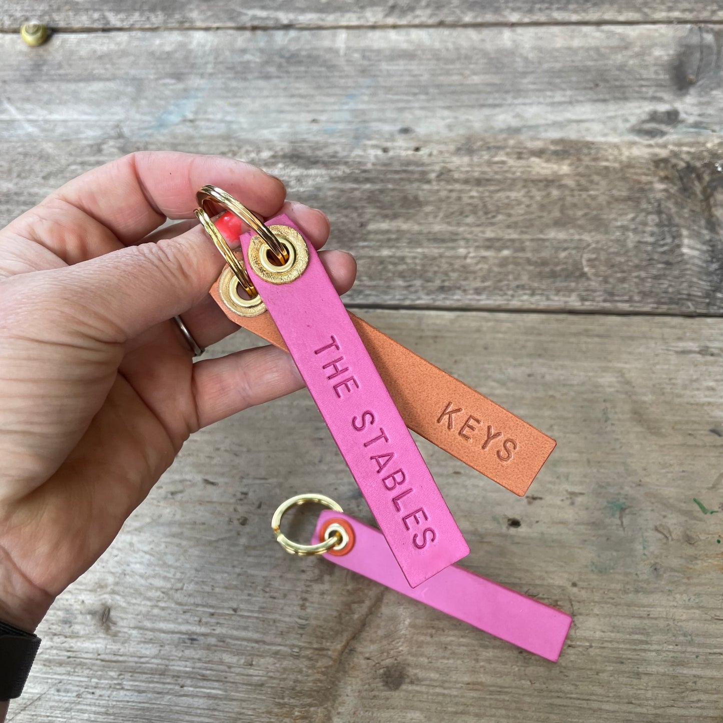 Personalised Long Tag Keyring