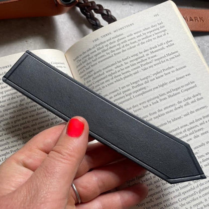 Leather Bookmark - Pointed