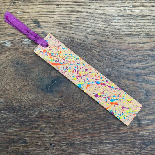 Hand Painted Leather Bookmark